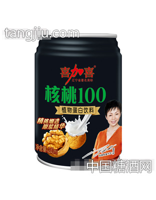 喜加喜核桃100植物蛋白飲料240ml