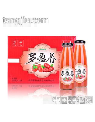 多盈養(yǎng)紅棗山楂復合汁飲料268ml