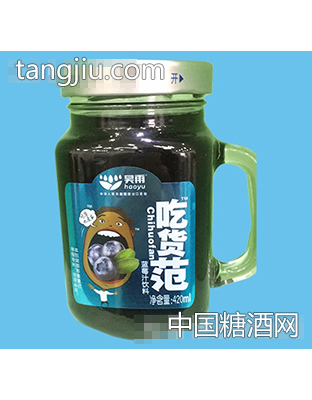 昊雨藍(lán)莓果汁吃貨范420ml