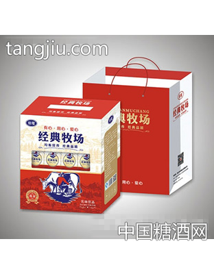 億隆經(jīng)典牧場(chǎng)乳味飲品紅色