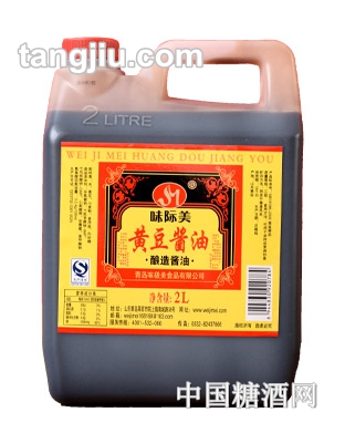 味極美黃豆醬油2L