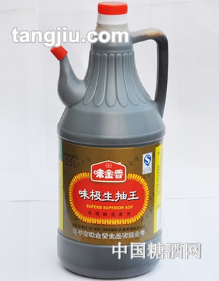 味金香正莊味極生抽王2.5L