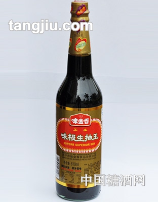 味金香正莊味極生抽王610ml