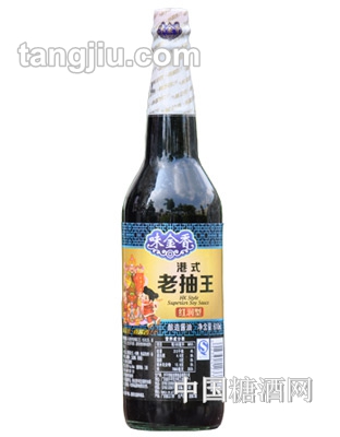 味金香老抽王醬油紅潤(rùn)型500ml