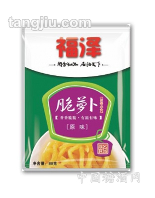 福澤脆蘿卜80克—-原味