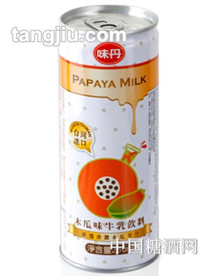 味丹木瓜味牛乳飲料250ml