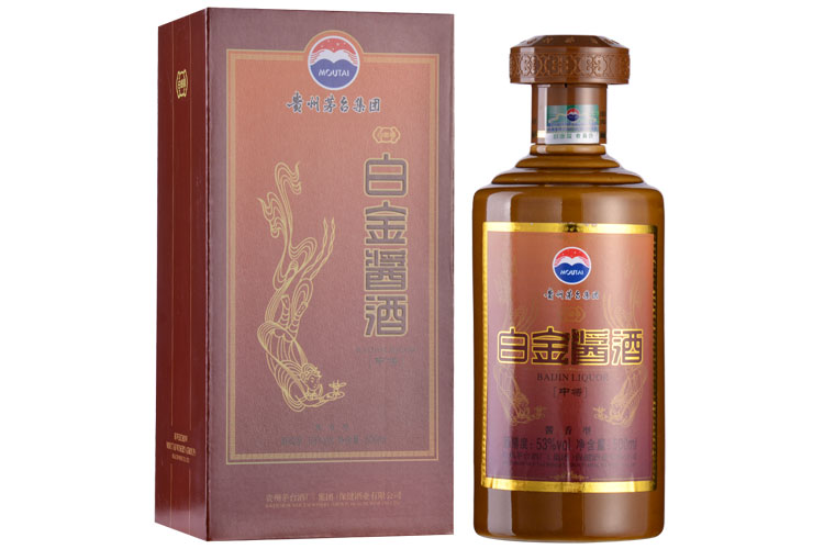 53&#176;茅臺(tái)集團(tuán)白金醬酒（中將）500ml