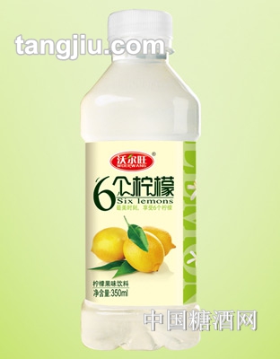 沃爾旺六個檸檬果味飲料350mL