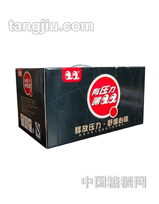 QQ抗壓力飲料1x8瓶x310ml黑禮盒