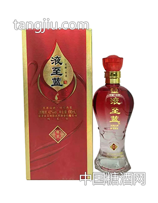 液至藍(lán)-綿柔型白酒紅瓶490ml