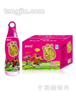 心相隨熊出沒(méi)蜜桃果味飲料380ml