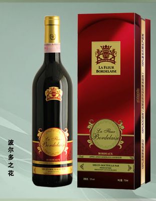 波爾多之花干紅葡萄酒