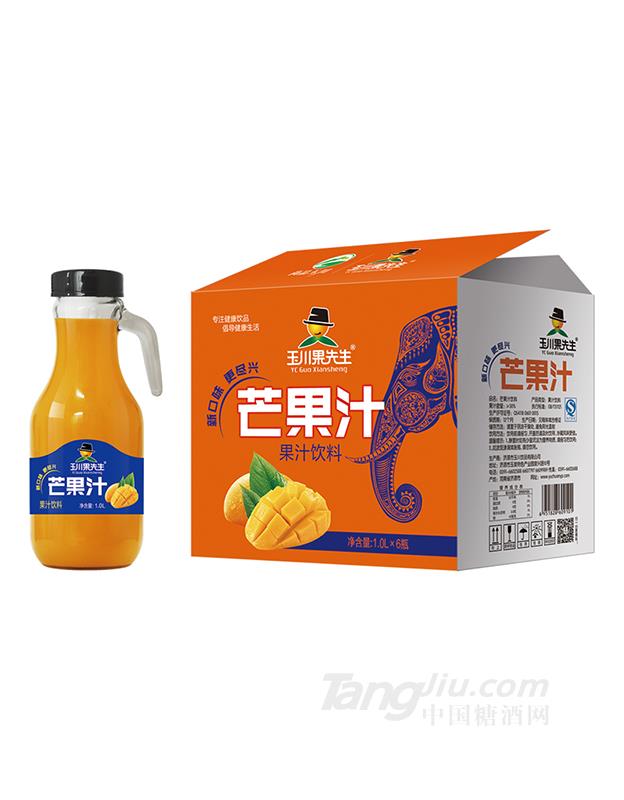 1L×6果先生手柄芒果飲料