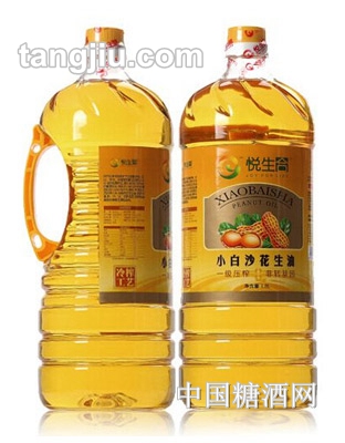 悅生合小白沙花生油1.8L