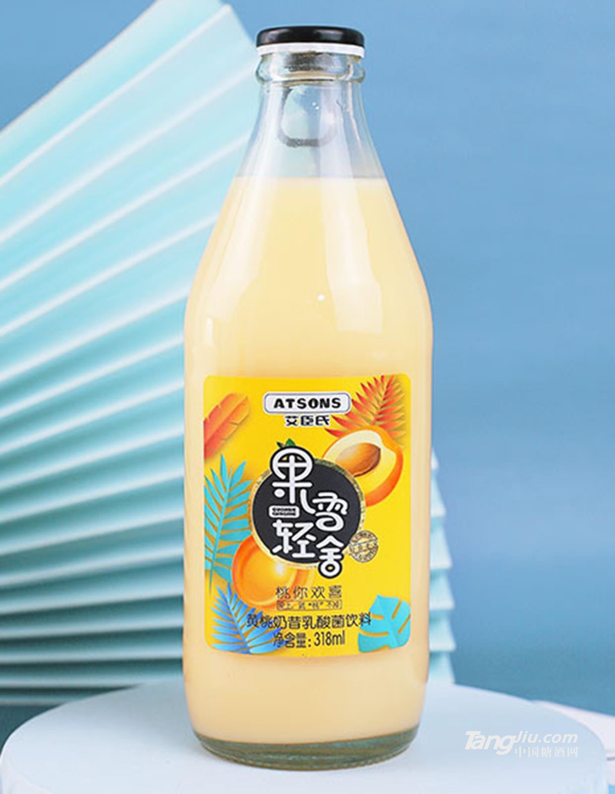 艾臣氏黃桃奶昔乳酸菌飲料318ml