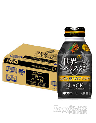 達(dá)亦多DyDo 無(wú)糖黑咖啡飲料275g_24罐