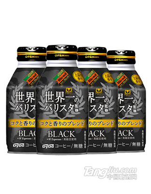 達(dá)亦多DyDo 無(wú)糖黑咖啡飲料275g_4罐