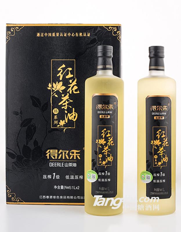 得爾樂 坊系列 紅花茶油1L禮盒