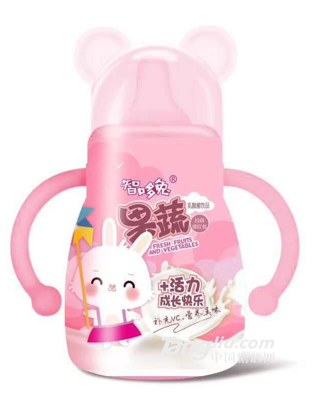 智哆兔果蔬乳酸菌小紅瓶200ml