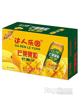 達(dá)人樂園芒果果粒芒果汁飲料箱裝-320ml