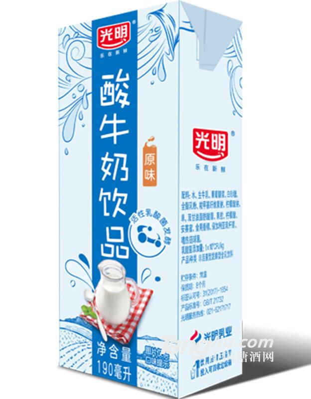 光明酸牛奶飲品190ml