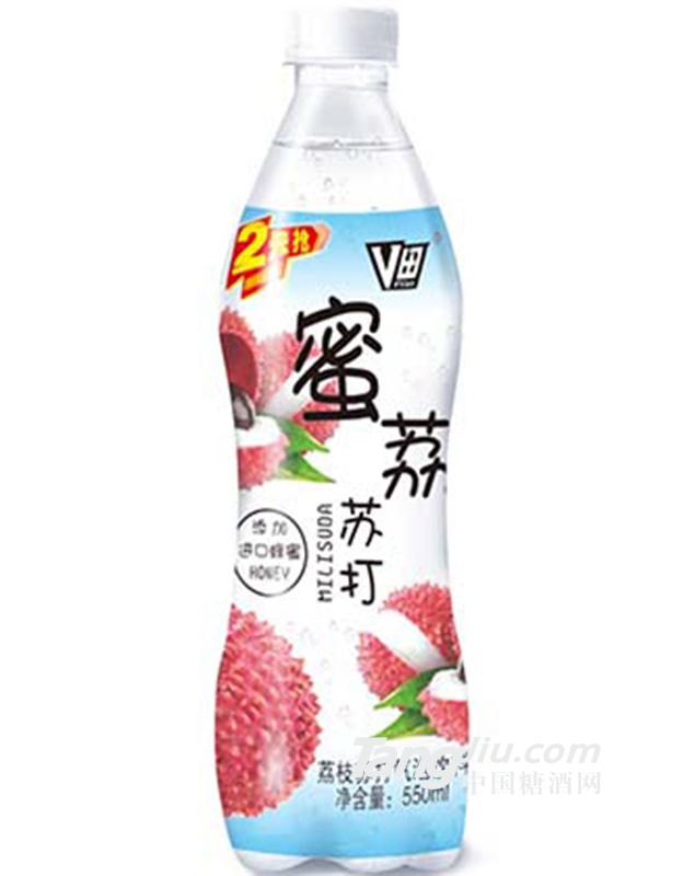 蜜荔蘇打氣泡飲料550ml