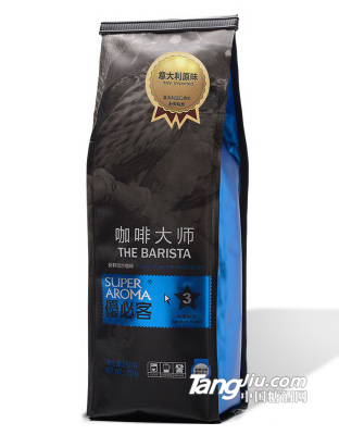 意大利特濃香醇咖啡可現(xiàn)磨純咖啡粉250g