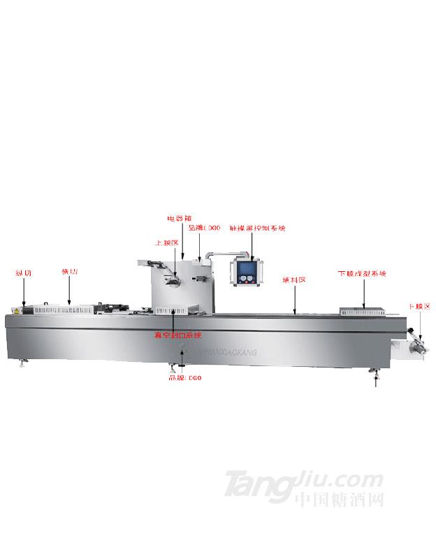 全自動拉伸膜真空包裝機