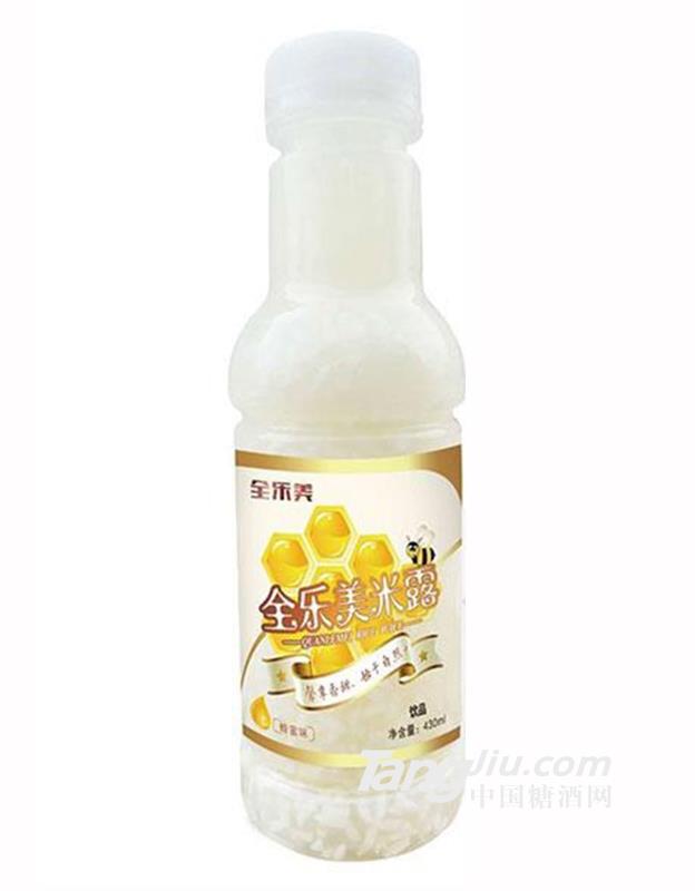 全樂(lè)美米露飲品蜂蜜味430ml