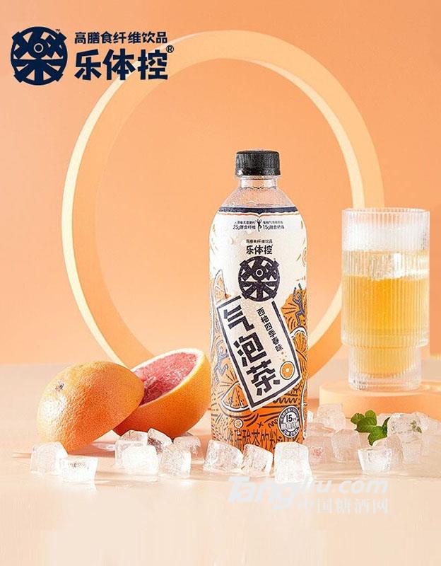 樂體控氣泡茶西柚四季春味500ml