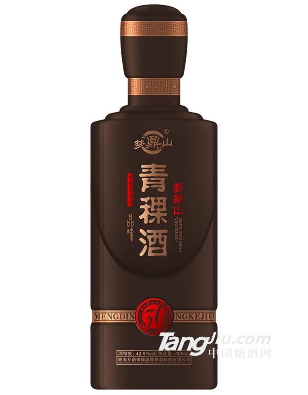 夢(mèng)鼎山-青稞酒30年-42.8°-500ml（瓶身）