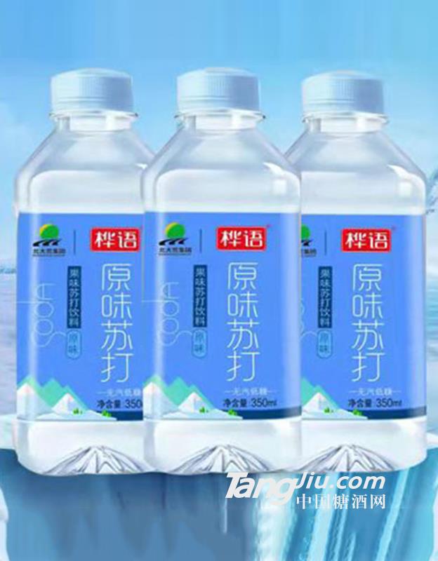 樺語蘇打水原味350ml