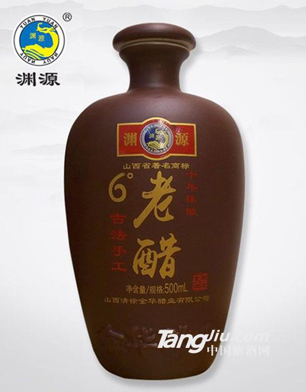 淵源古法手工釀造6度老陳醋-500ml