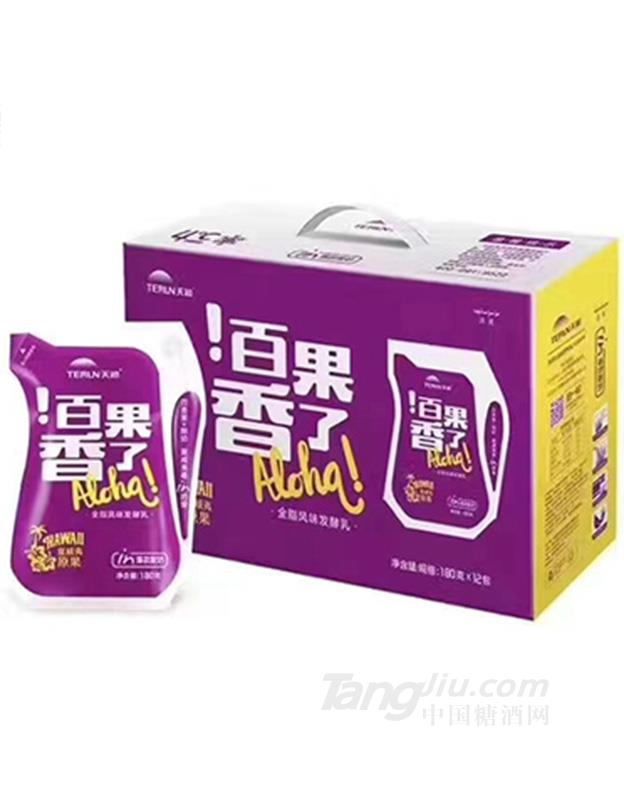 天潤百香果了風味發(fā)酵乳180克x12包