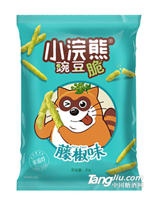 小浣熊豌豆脆藤椒味