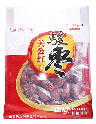 天之潤(rùn)關(guān)公紅駿棗500g