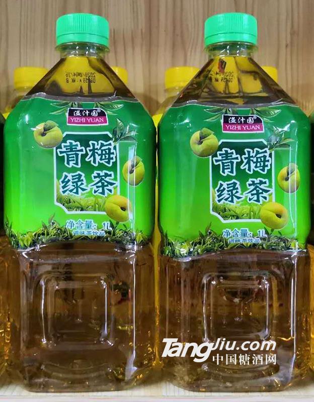 溢汁園青梅綠茶1L