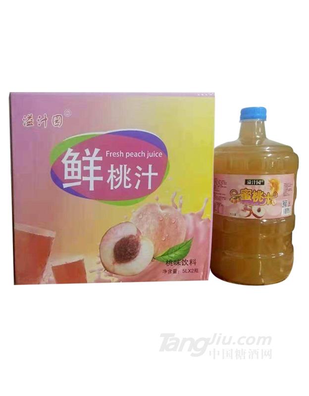 溢汁園鮮桃汁飲料5L×2瓶