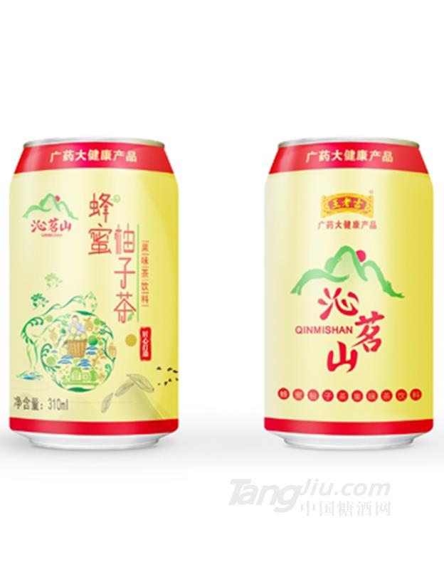 王老吉沁茗山蜂蜜柚子茶果味茶飲料-310ml