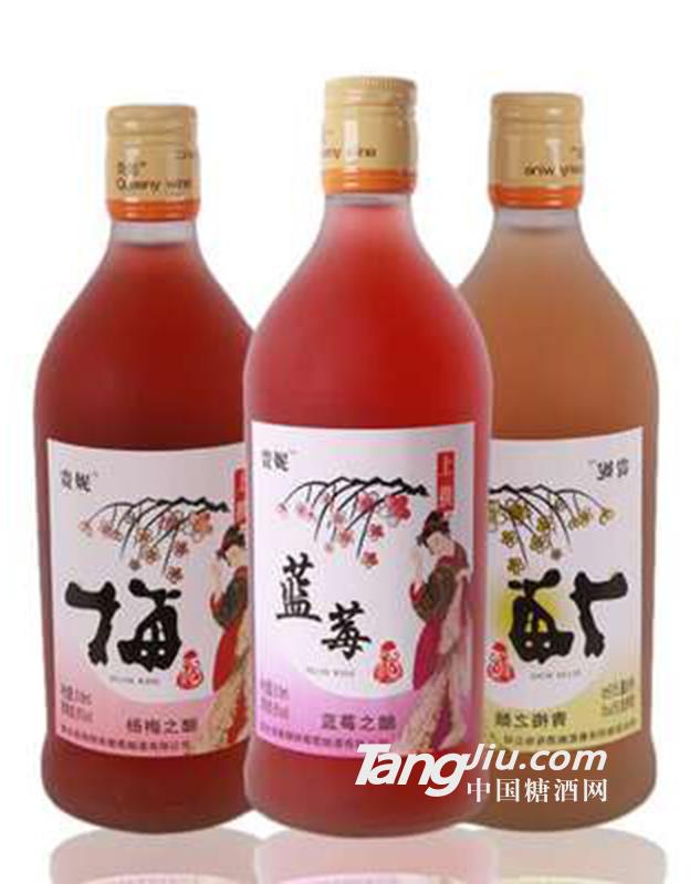 青梅 藍(lán)莓果酒梅子酒女生低度酒-500ml