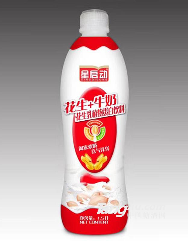 星啟動花生牛奶飲料1.5L