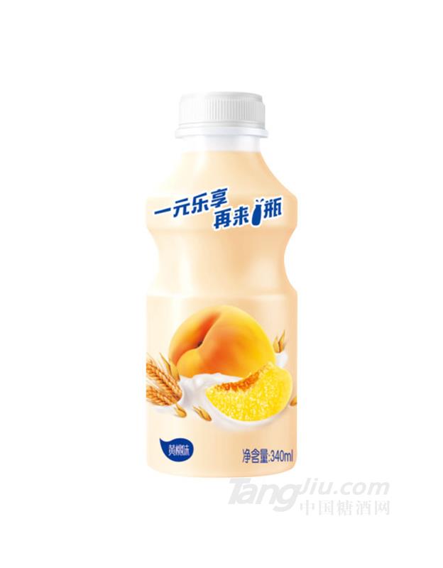 美益君乳酸菌飲品黃桃味340ml