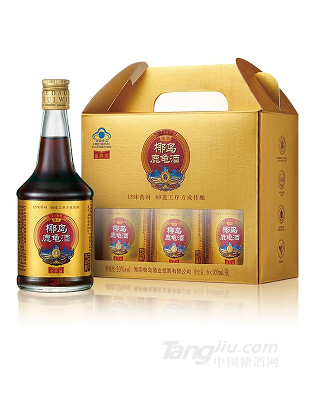 椰島金標(biāo)鹿龜酒100ml×6