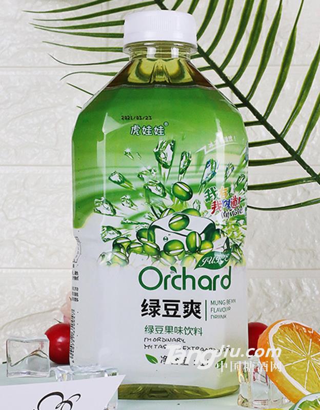 虎娃娃綠豆爽果味飲料1L