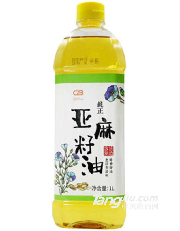 戈壁工坊壓榨一級亞麻籽油1L