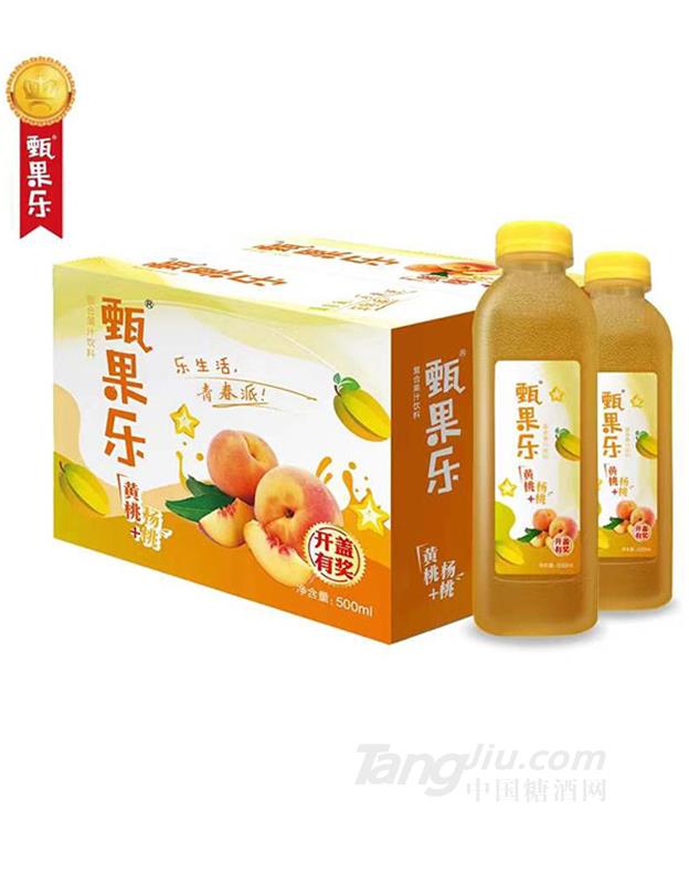 甄果樂黃桃楊桃汁500ml