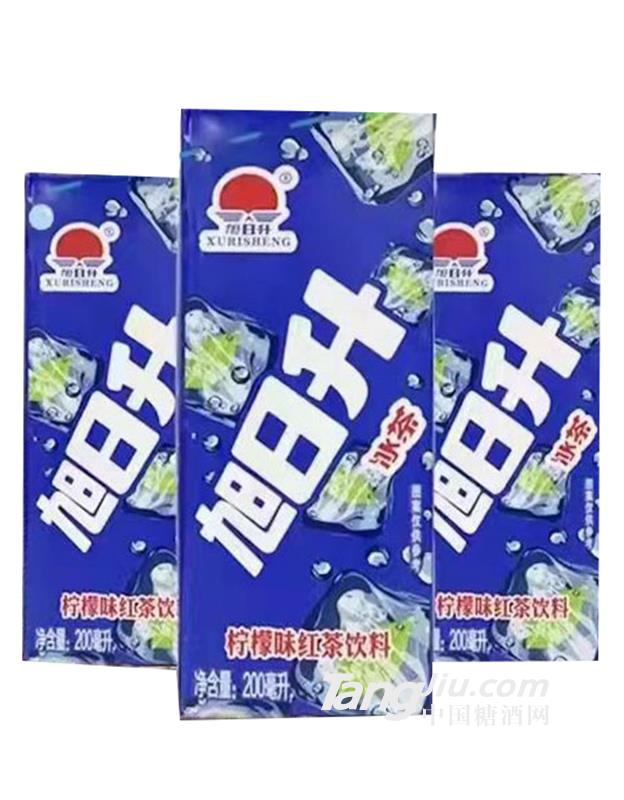 旭日升紅茶飲料檸檬味200ml