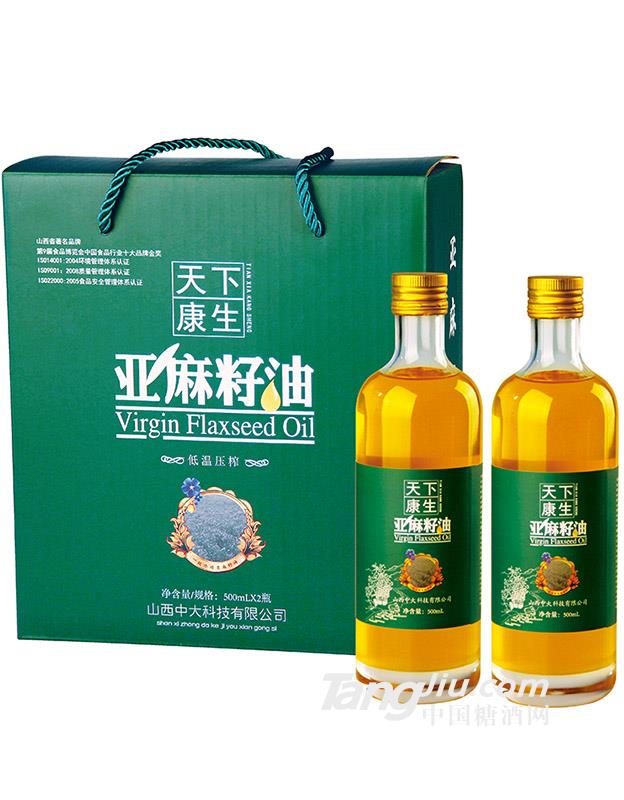 亞麻籽油禮盒裝2*500ml