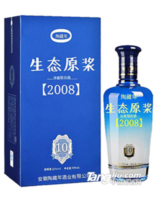 陶藏年生態(tài)原漿酒2008