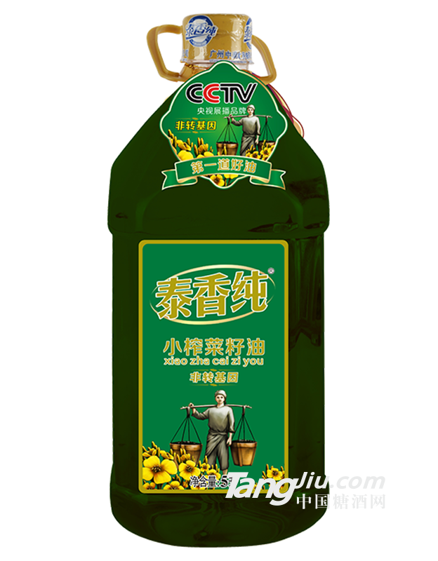 泰香純小榨菜籽油5L